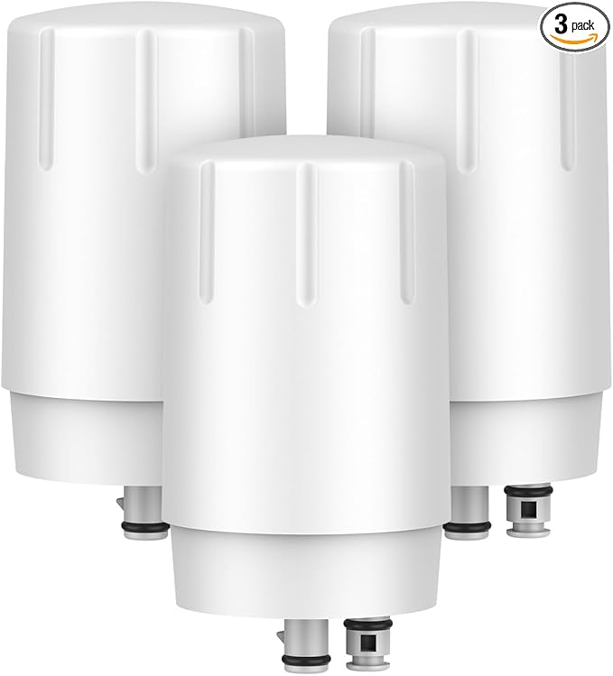 GLACIER FRESH Faucet Filter Replacement, Replacement for Brita Faucet Filter, 36311 On Tap Water Filter, Compatible with FR-200, FF-100, and All Brita Tap Water Filters (Pack of 3)