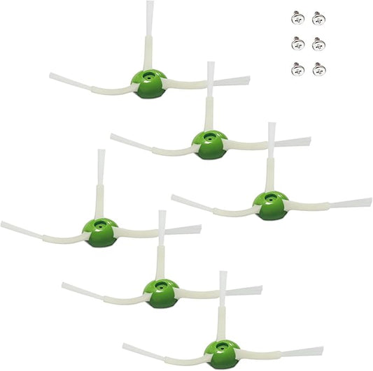 Replacement Side Brush for iRobot Roomba i, e,j Series i7 i7+ Plus i8 i3 i6+/Plus E5 E6 E7 7550 3550 3150 5150 6198 7150 Vacuum Cleaners,6 Pack