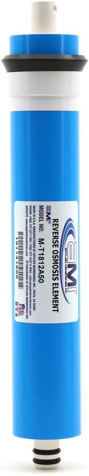 APPLIED MEMBRANES INC. 50 GPD Reverse Osmosis Membrane | RO Membrane Water Filter Replacement for Reverse Osmosis Water Filtration System | 1.8” x 12” Universal Compatibility | Made in USA