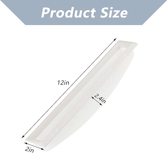 131359602 131359600 Dryer Lint Filter Case Screen Replacement Parts Compatible with Frigi.daire, Ken.more Replaces With 131359601, AP6783745, WE18X10003, WE18X0053, PS12585473, 5304516871, WE18X53