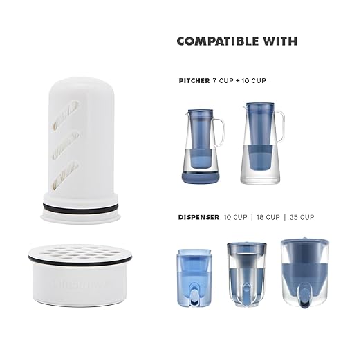 LifeStraw Home Pitcher Glass and Silicone Base 7 Cup Terrazzo