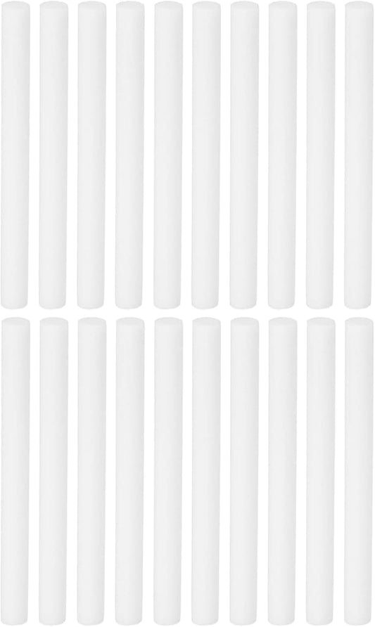 PATIKIL Humidifier Cotton Filter Sticks, 20 Pcs Refill Sticks Filter Wicks Replacement for USB Mini Humidifiers Portable Diffuser (3.15'' x 0.28''), White