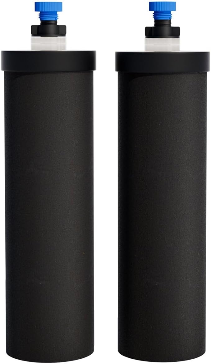 NSF/ANSI 42&372 Certified Replacement Filter Elements,Replacement for Berkey® BB9-2® Black Filters Elements ProOne® Big+ or Berkey® Big+ Gravity Water Filter System (2 Pack)