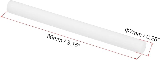 PATIKIL Humidifier Cotton Filter Sticks, 10 Pcs Refill Sticks Filter Wicks Replacement for USB Mini Humidifiers Portable Diffuser (3.15'' x 0.28''), White