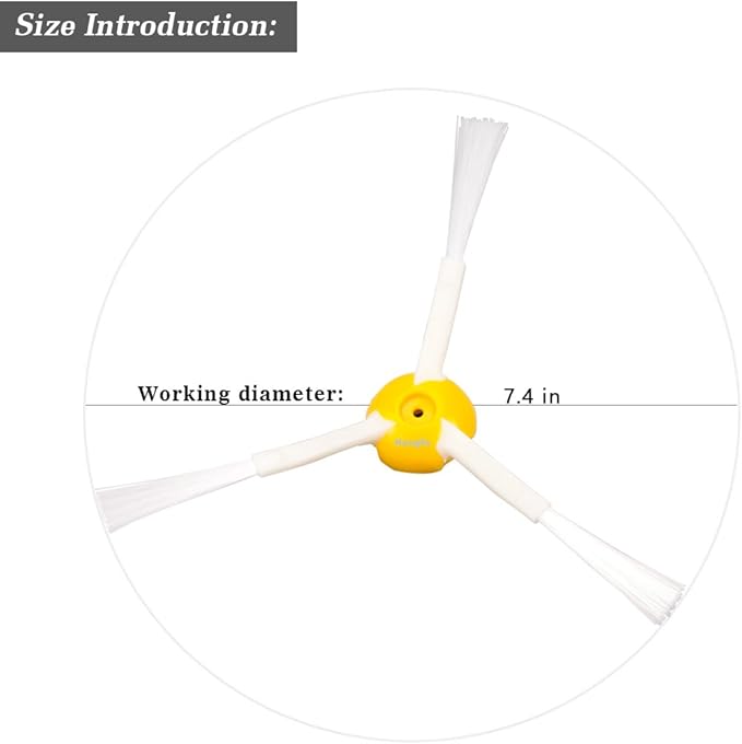 Replacement Brush Parts for i-Robot Roomba 981 980 960 860 870 877 880 890 891 895 805 Vacuum Cleaner, 20 Pieces Roomba 800 & 900 Series Side Brush Accessories
