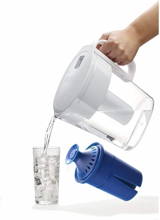 Elite Water Filter Lasting 6 Months-Efficient Long-Life Elite Filter, Replacement for Brita Pitcher Water Filter and Dispensers, Etc.,BPA FREE,2 Count(Blue)