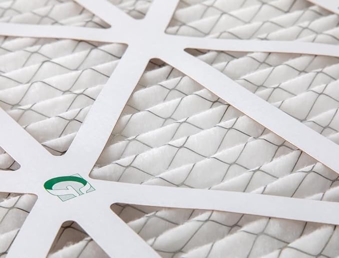 Glasfloss 18x20x1 MERV 10 (FPR 5-6) Pleated Air Filters Box of 6. Actual Size: 17-1/2 x 19-1/2 x 7/8