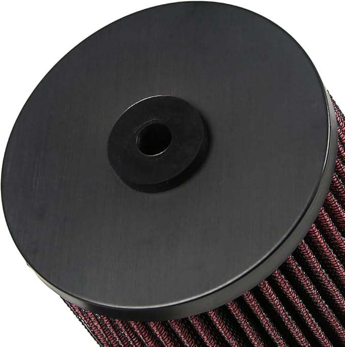 2.75 Inch 70 mm Inlet Cold Air Intake Filter Cone Replacement Quality Dry Air Filter Red