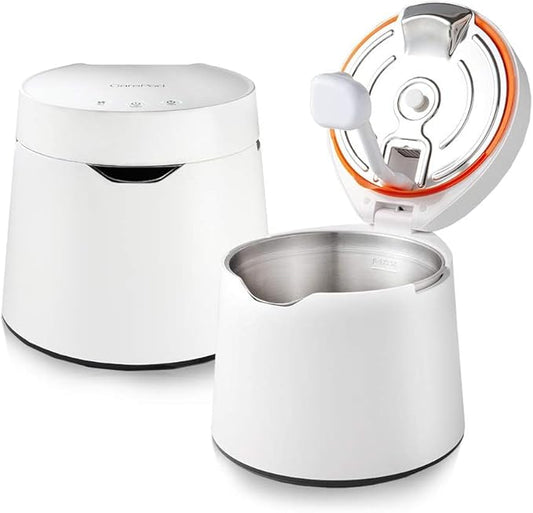 Carepod 31S Stainless Steel Humidifier for Large Room, Quiet & Safe for Baby, Only 3 Washable Parts & Easy to Clean, Ultrasonic Cool Mist Humidifiers for Bedroom, Filter-Free, Lasts 30Hrs (1Gal/4L)