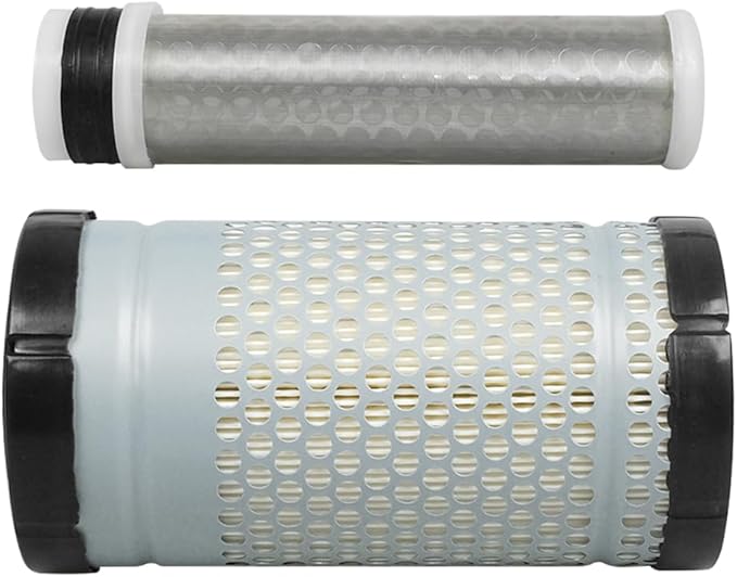 4SET 6C060-99414 32721-58242 Air Filter Kit Fits for Kubota Tractor B7500 B7800 ZG227 ZG222 B21 B2910 B2100 B3200 B2710 U15 ZG222 Replace K7311-82390 6A100-82630 32721-58240