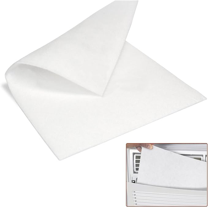BJADE'S Window Air Conditioner Filter Replacement,24 x 15 x 1/4 Inch Cut-to-fit Foam Filter for Window AC Units.