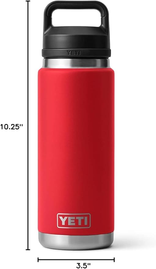 YETI Rambler 26 oz Bottle, Vacuum Insulated, Leakproof, Stainless Steel with Chug Cap