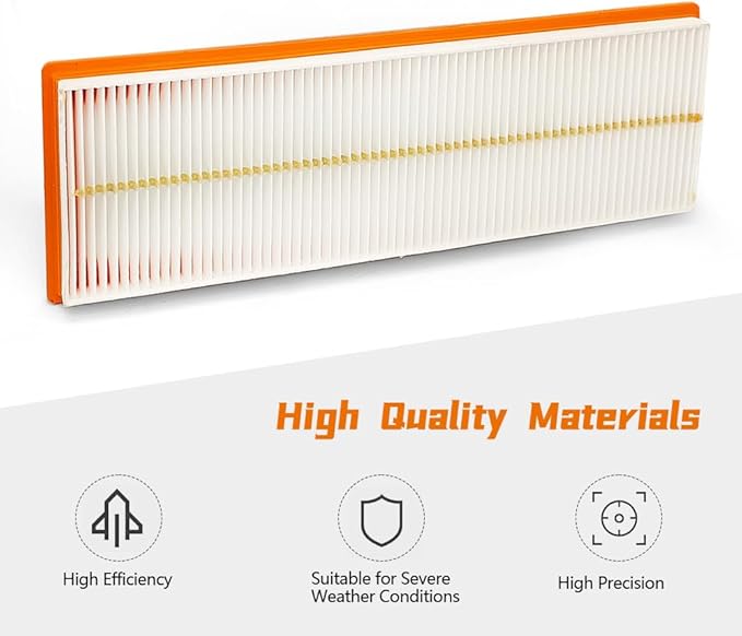 Premium Cabin Air Filter MIU10010 Fit for John Deere 3320 3520 3720 4320 4520 4720 3033R 3038R 3039R 3045R 3046R 4044R 4049M 4049R 4052R 4066R Advanced Filtration Recirculation Air Filter