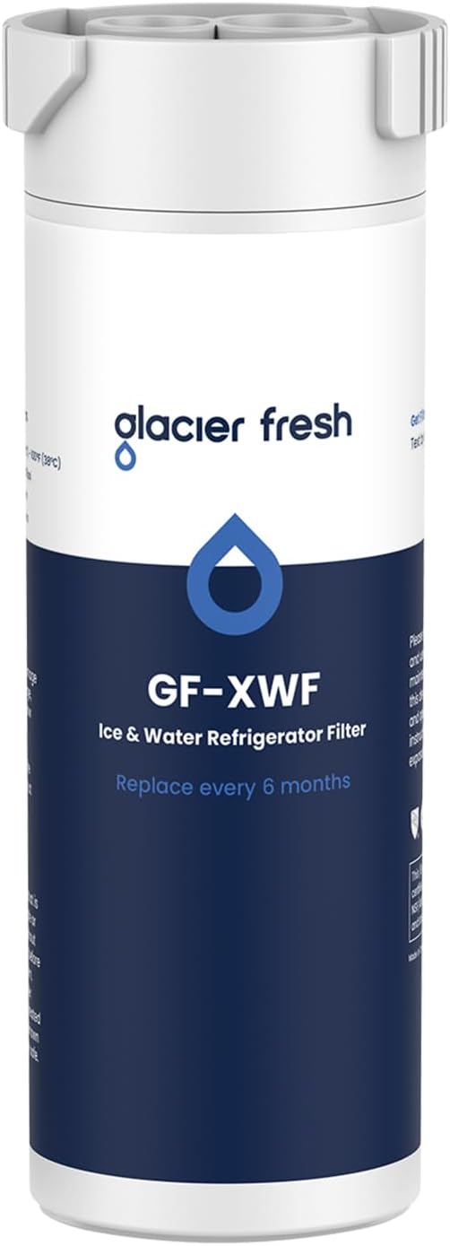 GLACIER FRESH XWF Replacement For GE XWF Refrigerator Water Filter Pack of 1 (Not for XWFE)