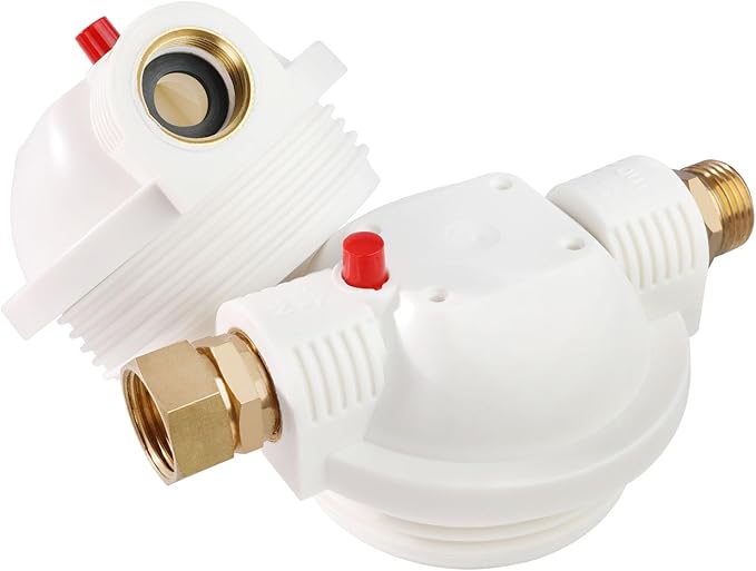 H&G lifestyles Hose Filter for Filling Pool,Iron Filter for Garden Hose,Remove Iron Manganese Calcium for Well Water, Water Softener Fits Standard 3/4" GHT Thread, Up to 75,000 Gallons