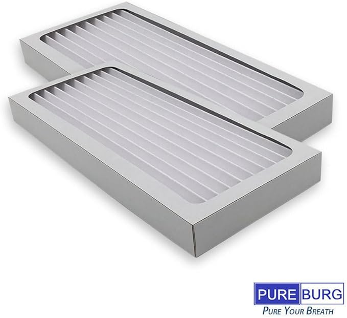 PUREBURG 990051000 Replacement True HEPA Filter Compatible with Hamilton Beach TrueAir 04383 04384 04385 04386 Compact Pet Air Purifiers,H13 2-Pack