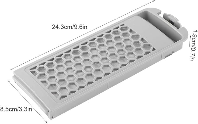 GLOGLOW Plastic Trap for Washing Machine, Household Washing Machine Filter Washing Machine Laundry Filter Box Replacement for DC62‑00018A DC97‑16513A
