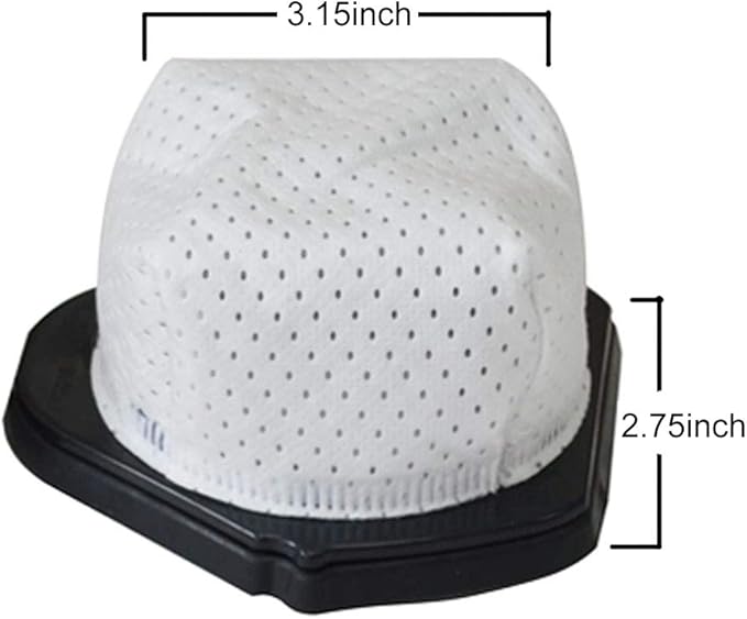 EZ SPARES 4PCS Replacement For Shark XSB726N Washable Dust Cup Filter Hepa Models SV75 SV70 SV726 Hand Vacs SV736, SV738, SV748, SV760