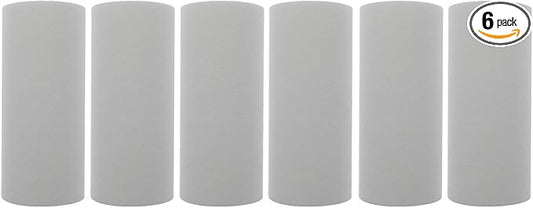 Tier1 10 Micron 10 Inch x 4.5 Inch | 6-Pack Spun Wound Polypropylene Whole House Sediment Water Filter Replacement Cartridge | Compatible with Hydronix SDC-45-1010, SDF-45-1010, Home Water Filter