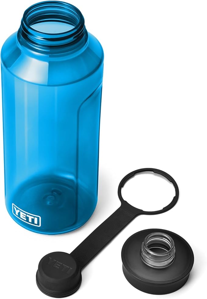 YETI Yonder Water Bottle with Yonder Tether Cap, Lightweight, Leakproof and BPA-Free