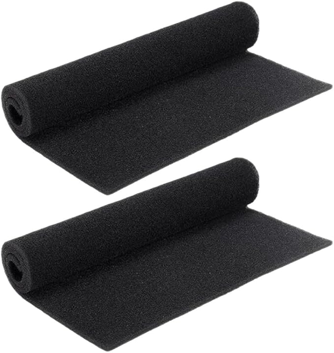 For Window AC Filter Cotton Replacement 2 Pack, 24 x 15 x 1/4 Inch, High Efficiency for Dust Removal