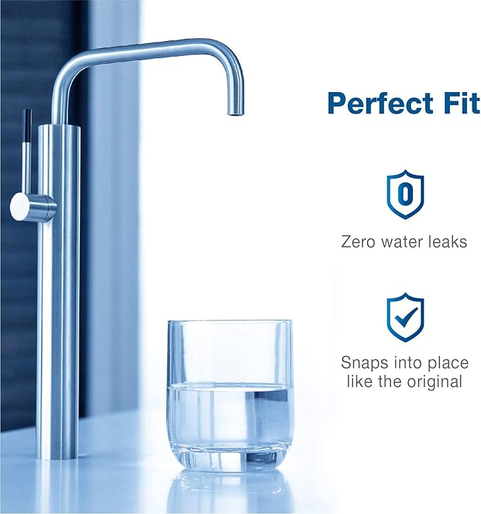 Waterspecialist 3US-PF01 3US-MAX-F01 Replacement Filter, NSF/ANSI 42 Certified Replacement for Filtrete® 3US-PF01, 3US-MAX-F01H, Delta RP78702, Manitowoc K-00337, K-00338, HF20, HF25, HF27, 2 Packs