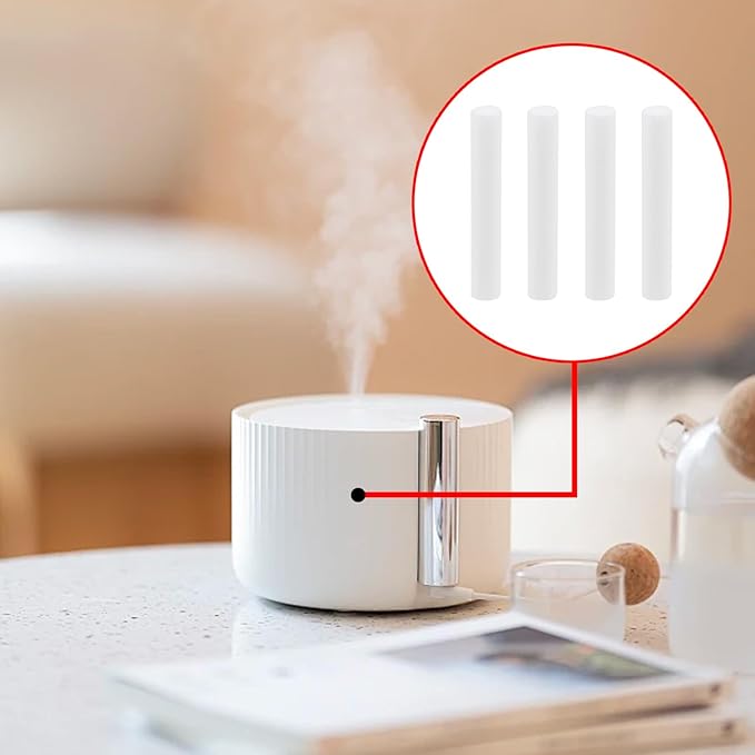 80Pieces Humidifier Cotton Sticks, Replacement Wick Humidifiers Filter Sticks Humidifiers Refill Sticks(1.9Inches)