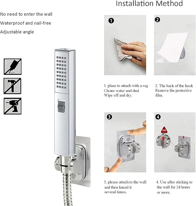 Dual Shower Heads with Handheld Spray Combo, 6" High Pressure Square Rain Shower Head with Hose 78" Stainless Steel & 3-Way Diverter, Anti-Clog Nozzles, Ultra Thin Water Saving, Chrome, AWAXFOLO