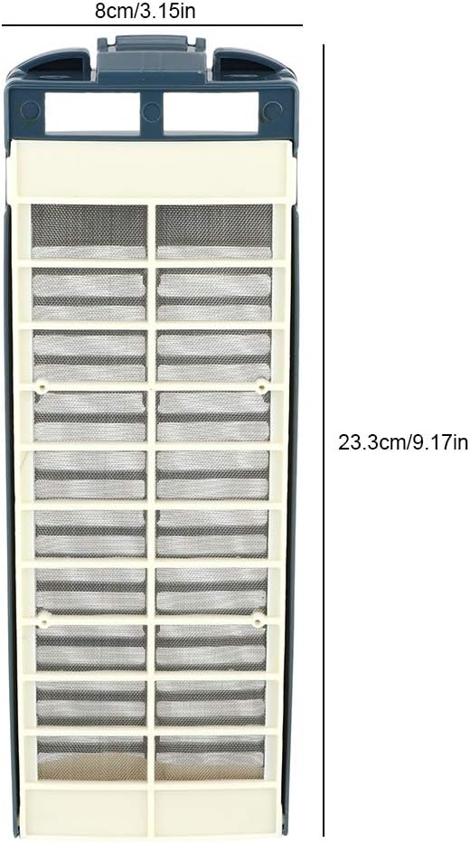2 pcs Plastic Trap for Washing Machine Washer Washing Machine Laundry Filter Box Replacement Lint Filter Parts Fine Mesh Genuine for Samsung XQB52-28DS XQB45-L61