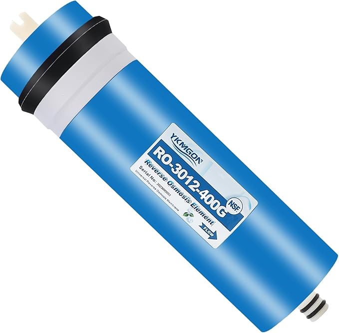 3012-400 GPD Universal Reverse Osmosis RO Membrane Element，3.0"x12" Replacement Water Filter,for Under Sink Home Drinking RO Water Purifier System