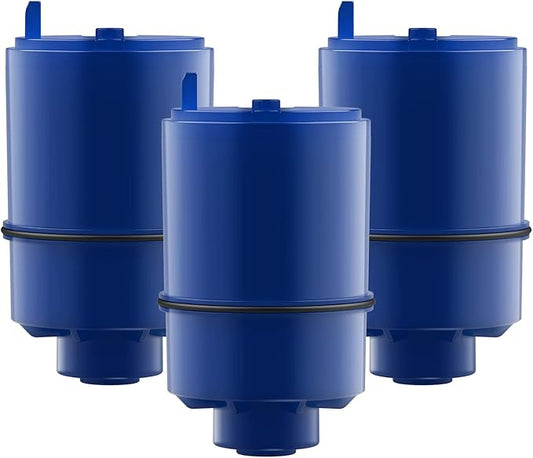 GLACIER FRESH NSF Certified Water Filter - Compatible with PUR® Filters RF9999® and RF-3375 - Replacement Faucet for All PUR® Systems - 3 Pack