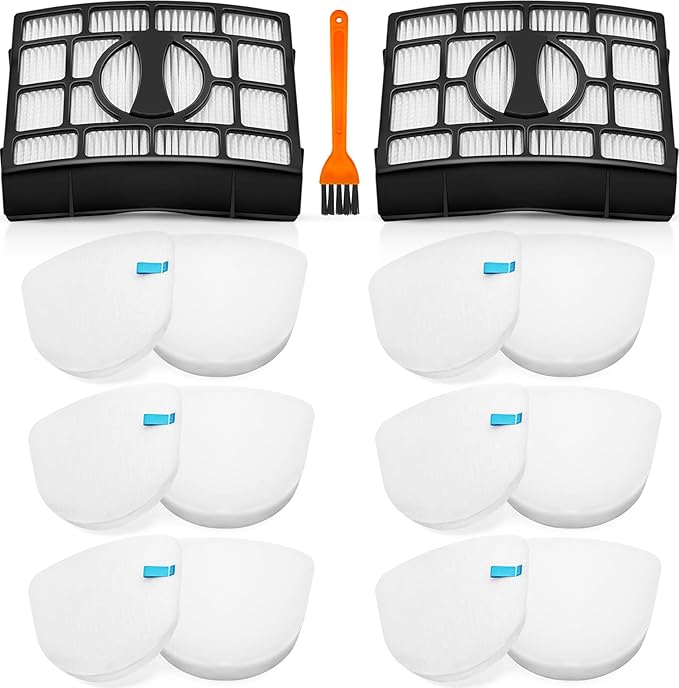 for Shark Replacement Filter ZU561 ZU560 Navigator Lift-Away Speed Self Cleaning Brushroll Lightweight Zero-M Upright Vacuum ZU572 ZU562 UV650 UV725 ZU560C ZD400 ZD402 with HEPA Part XFFK560 XHEP560