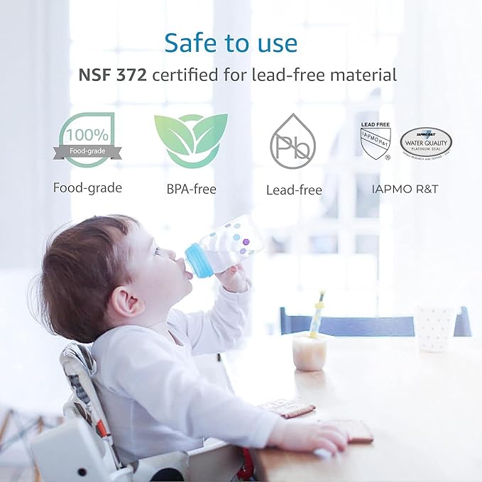 AQUACREST F-201R Filter Cartridge, NSF/ANSI 42 Certified, Replacement for Advanced Filtrete F-201R,HF05-MS,HC151-S,(Pack of 2), Model No.WF10