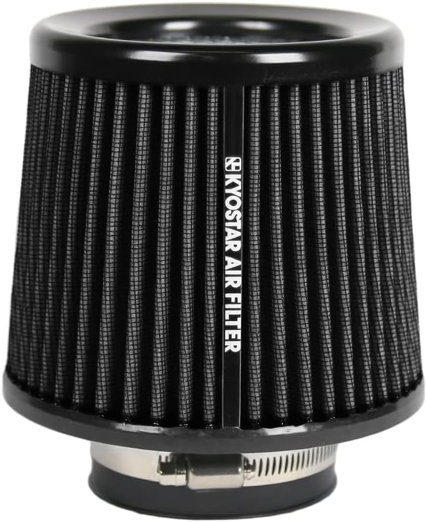 Kyostar Universal Black 3 Inch 76mm Air Intake Cone Filter Replacement Quality Dry Air Filter