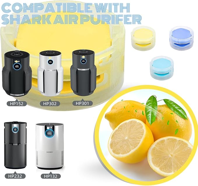 6 Pack Replacement for Shark Odor Neutralizer Cartridge AZ3002 HZ3002 Accessories for Shark Vacuum Cleaner Odor Neutralizer/air Purifier HP302.1541fc3000 Fragrant odor (multiple fragrances)