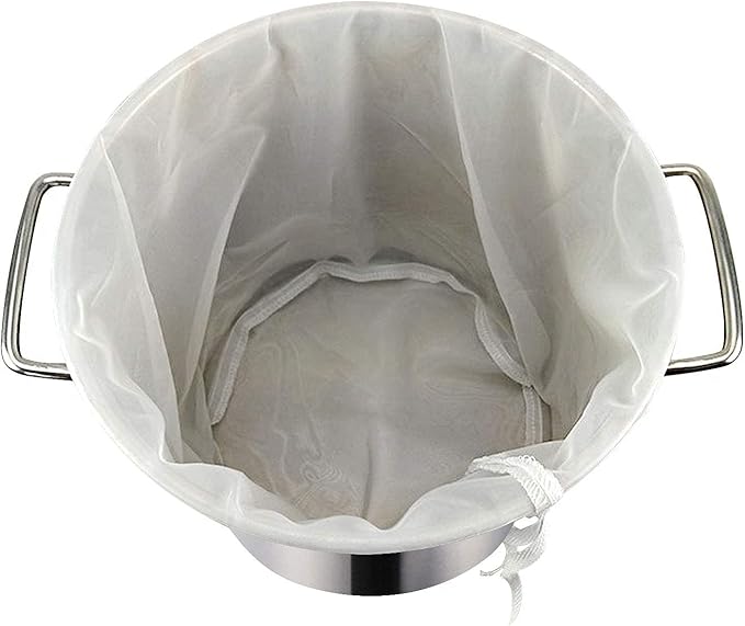 12"x18" Drawstring Straining Brew in a Bag 75 Micron Nylon Jelly Strainer Wine Beer Brew Filter Bag