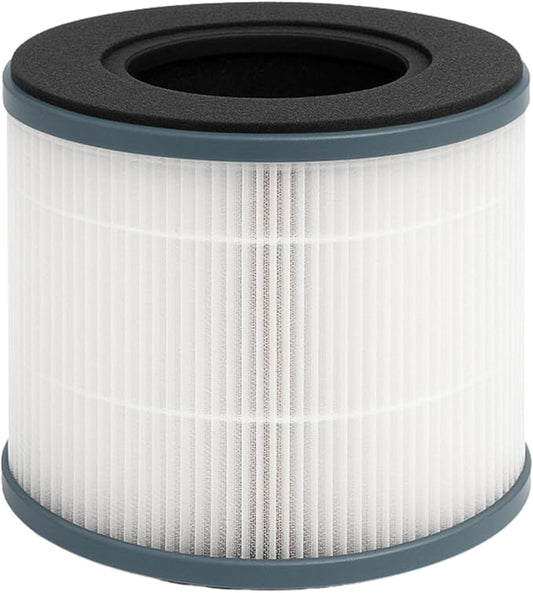 Nispira AP-T10 AP-T10FL 3-In-1 Activated Carbon True HEPA Filter Replacement For Homedics Air Purifier AP-T10-BK AP-T10-WT | Removes Smoke, Chemical VOCs, Odor, Pet Dander | 1 Pack