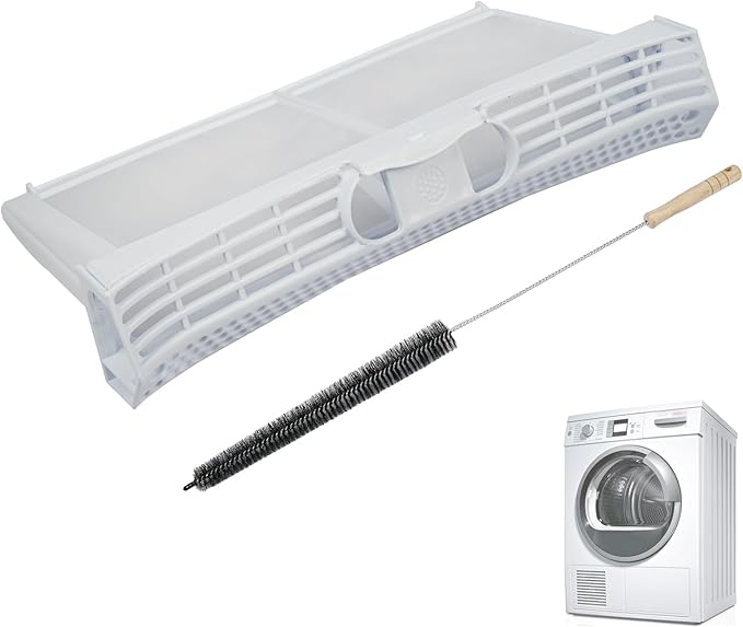 00652184 Tumble Dryer Lint Fluff Filter 652184 Compatible with Bosch, Siemens, Neff Dryers Replace AP4568439 PS3480699 00645174 Dryer Lint Screen Filter