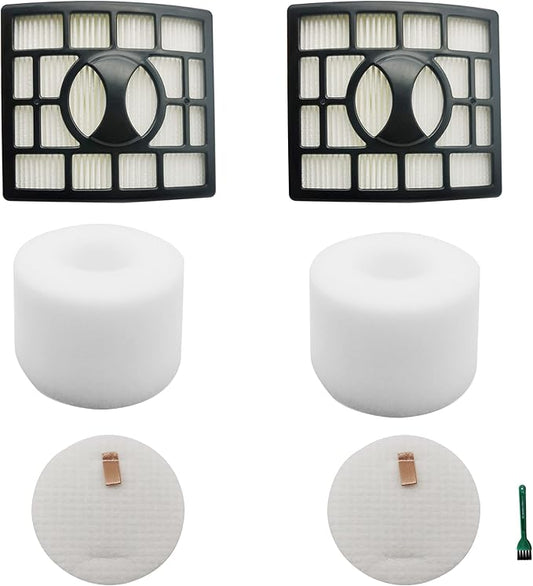 EZ SPARES Shark Rotator Powered Lift-Away Speed HEPA Filter & Foam & Felt Filter for Shark NV680, NV681, NV682, NV683, NV800, NV800W, NV801, NV803, UV810 Vacuums. Replaces Part # XHF680 & XFF680