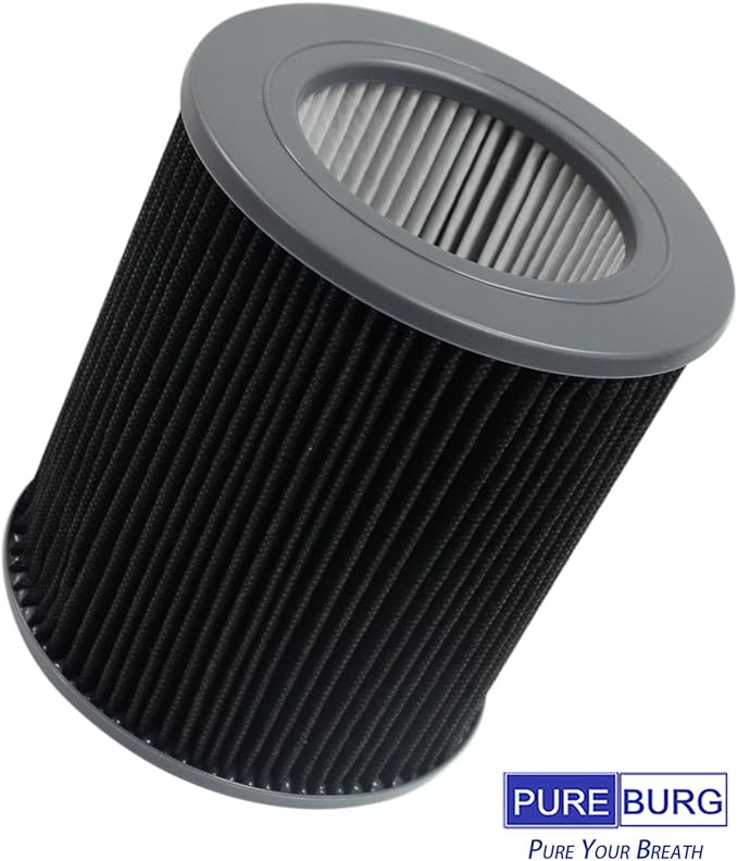 PUREBURG Replacement Filter Compatible with Molekule Air Mini & Air Mini+ Air Purifier, 2-Pack 6.1"(OD) x 6.5"(H)