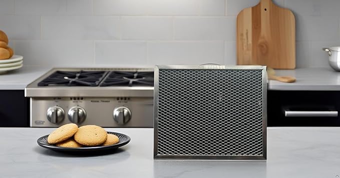 2-Pack Range Hood Mesh Filters – Compatible with Broan/NuTone 97007696, 39000, 53000 – 8.75" x 10.5" Aluminum Insert for Ductless Stove Vents