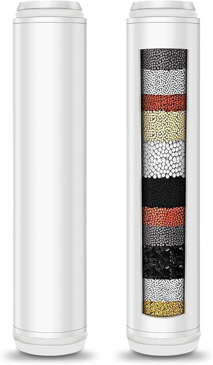 Multi-Stage Filter Replacement Compatible with PWERAN for Handheld Shower Head, Water Replacement Filter for Shower Head，filters impurities, purifies water quality, 2 Pack