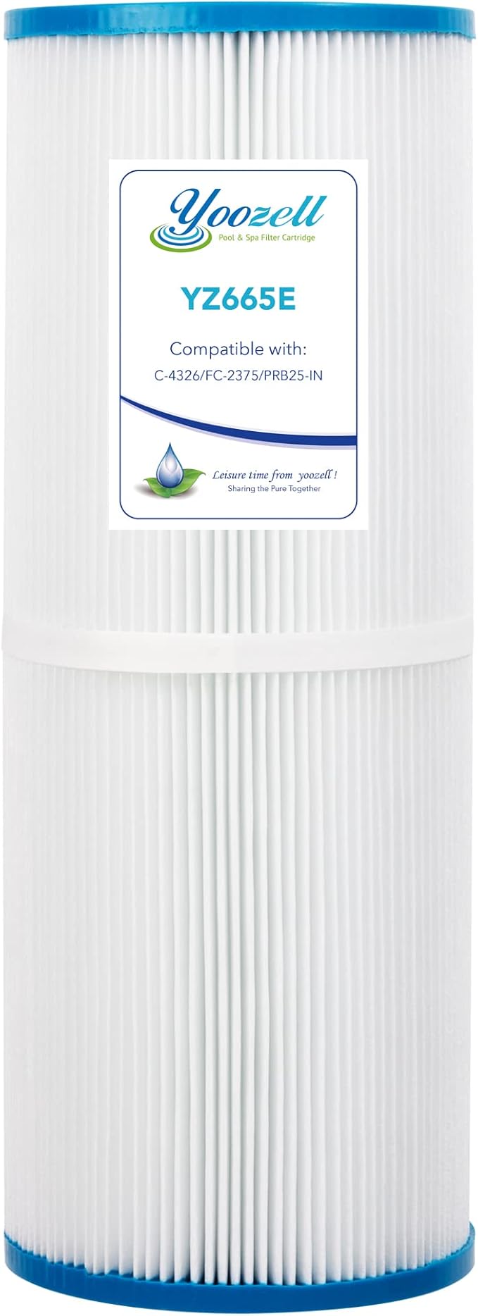 PRB25-In Spa Filter Cartridge Compatible with Unicel c-4326 25Sq.ft Guardian 413-106 Filbur FC-2375 Pentair R173429 Darlly 42513 1 Pack…