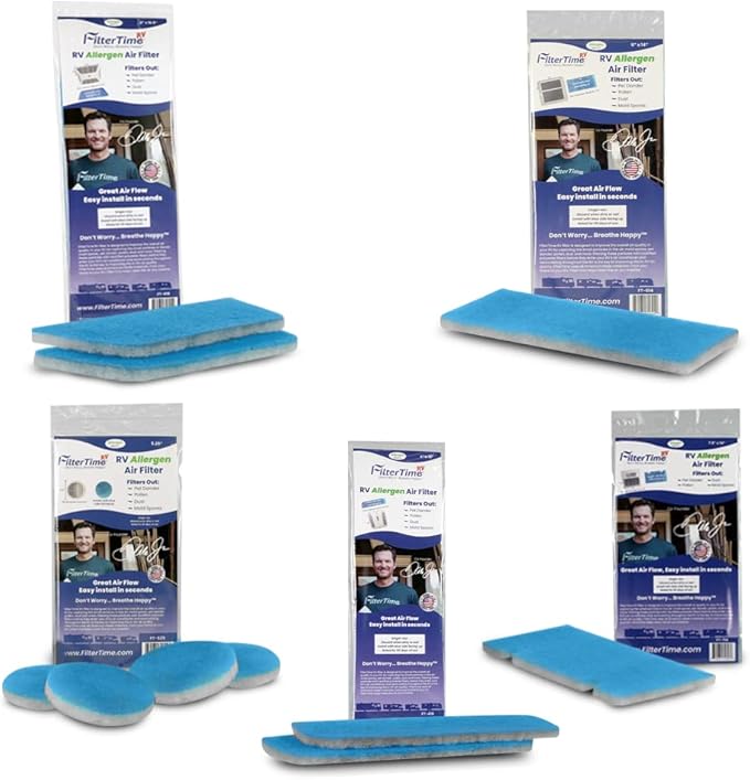 RV FT-714 RV Air Filter 7.5”x14” AC Filter Replacement for Dometic Air Grille (1 filter per pack) MERV 6 Replaces Original Standard Air Filter | Made in USA…