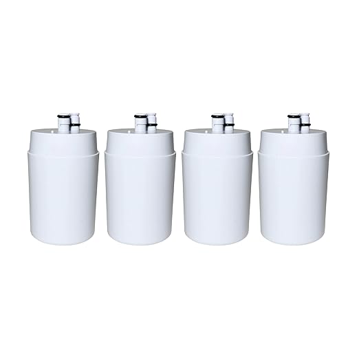 Nispira Water Filter Replacement For Brita Basic Complete Faucet Filtration Systems 36311 36312 FR-200 FF-100 | Removes Chlorine, Lead, Odor, Color | 100 Gallon | Pack of 4