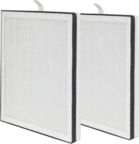 2 Pack High Efficiency 3-in-1 True HEPA Replacement Filter, Compatible with Pure Enrichment Pure Zone PureZone, Replace Part # PEAIRFIL