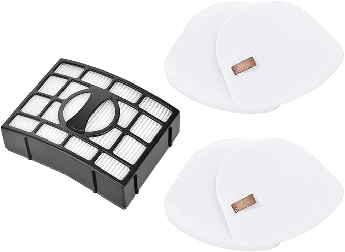 1+2 Pack Filter Replacement for Shark UV730 ZU561 UV725 CU530 UV650 ZU560 ZU562 ZU572 ZD201 ZD400 Navigator Rotator Lift-Away Upright Vacuum, Part XFFK560 & XHEPA560, XFFKZD400 & XHFZD400