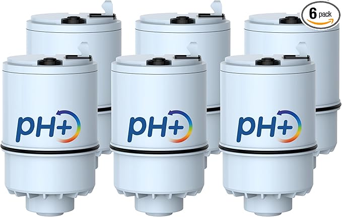 [Alkaline] 6 Pack Faucet Filter Replacement for All PUR®Plus, PUR® Water Filter Replacement, Pur® Filter Replacement RF-9999®, 1800-Gallon Long Lifespan, AQUA CREST