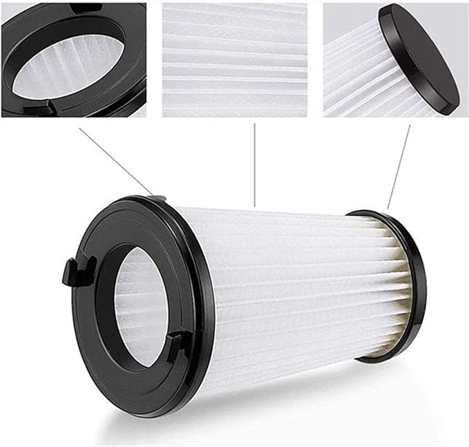 6 Pack Replacement VAF-1 Vacuum Filters Compatible With Electrolux Ergorapido Stick Vacuum Cleaner EHVS2510AW VS3510AR（Standard＆Pet Version) Part# EL65522 (6pack)