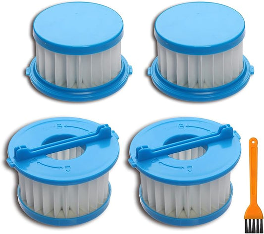 4 Pack A32F02 HEPA Filter Compatible with Ryobi 18V ONE+ Wet/Dry Hand Vacuum PCL702 PCL702B PCL702K